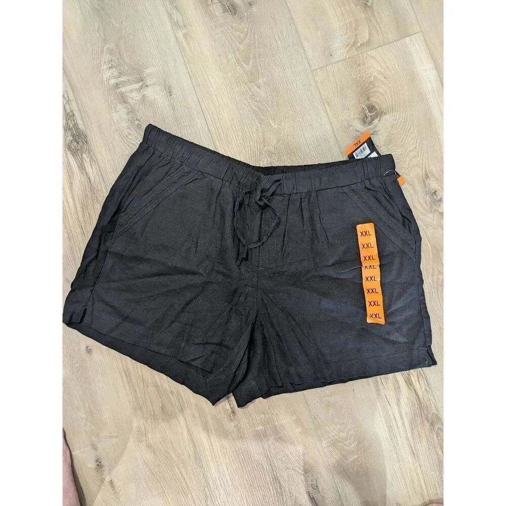 Sz XXL Briggs Linen Shorts NWT